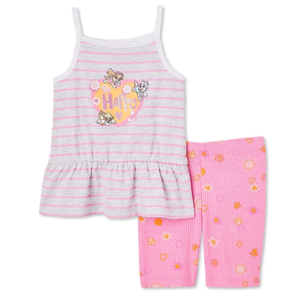 NWT 5T Nickelodeon Toddler Girls' Paw Patrol 2-Piece Set